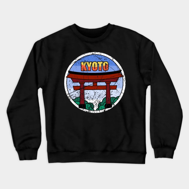 Kyoto Japan Crewneck Sweatshirt by Mandra